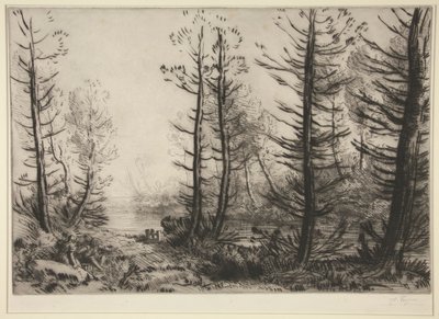 Canal Grande av Alphonse Legros