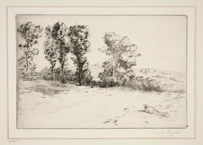 Le pre ensoleille (Äng i solsken) av Alphonse Legros