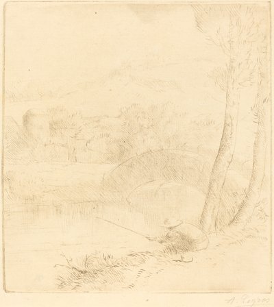 Lilla fiskaren av Alphonse Legros