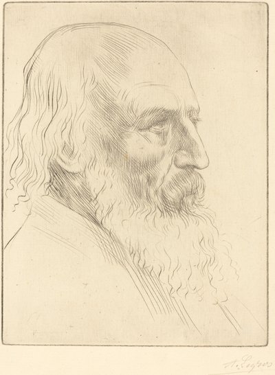 Lord A. Tennyson, 3:e plattan. av Alphonse Legros