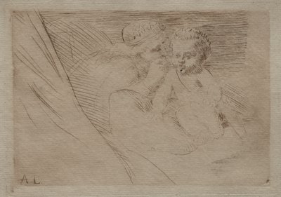 Mab och Cupid av Alphonse Legros