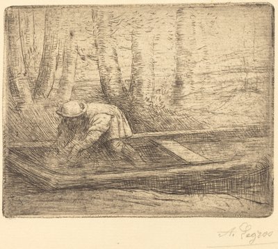 Man i Punt. av Alphonse Legros