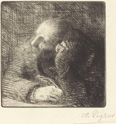 Meditation La meditation. av Alphonse Legros