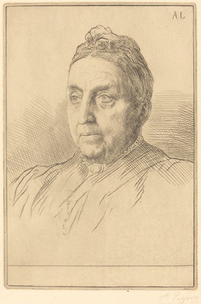 Mme. Kemp, 4:e plattan av Alphonse Legros