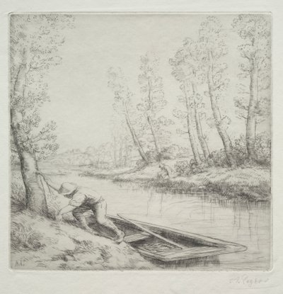 Morgon på floden Morgon på floden. av Alphonse Legros