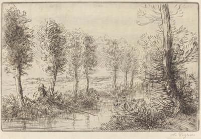 Nära bruket (Pres du moulin) av Alphonse Legros
