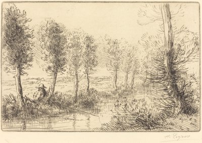 Nära Mill Pres du moulin. av Alphonse Legros