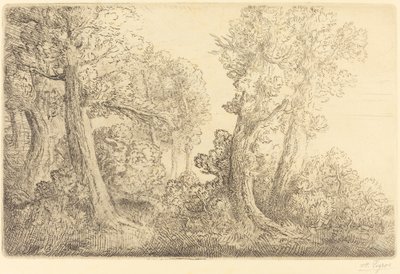 Nära skogen, Veronne (Pres du bois, Veronne) av Alphonse Legros