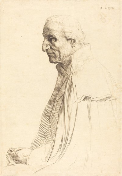 Gammal spanjor Gammal spansk. av Alphonse Legros