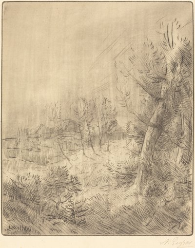 Gamla byn Gamla stan. av Alphonse Legros