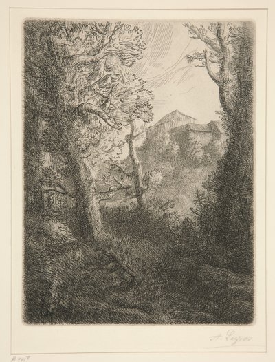 Landskap av Alphonse Legros