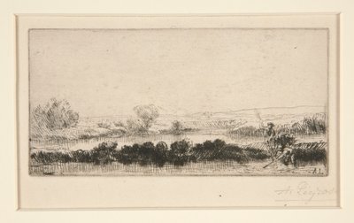 Landsbygden i Tourbieres: I myrarna av Alphonse Legros