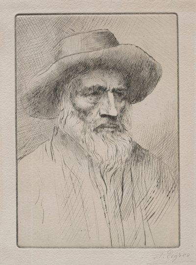 Bonde i Vogeserna. av Alphonse Legros