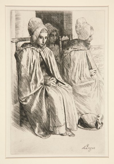 Bondkvinnor i kvarteret Boulogne av Alphonse Legros