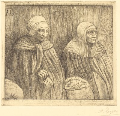 Bönder (bönder) av Alphonse Legros