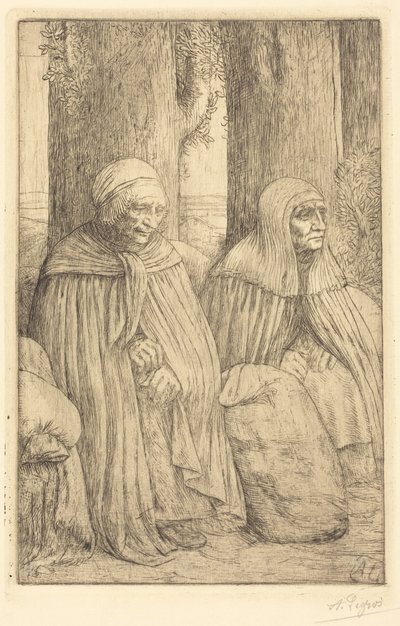 Bönder (Paysannes) av Alphonse Legros
