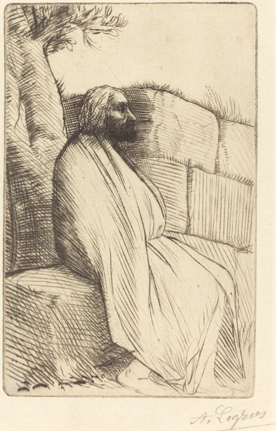Att filosofera (Filosofen) av Alphonse Legros
