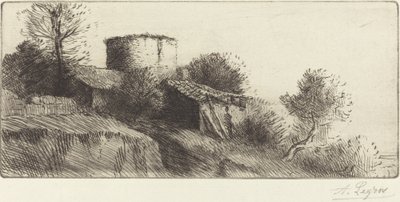 Pigeon Tower Duvatornet. av Alphonse Legros