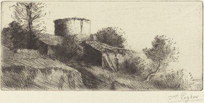 Pigeon Tower Duvatornet. av Alphonse Legros