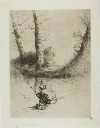 Polfiskare av Alphonse Legros