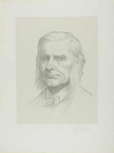 Porträtt av professor Huxley av Alphonse Legros