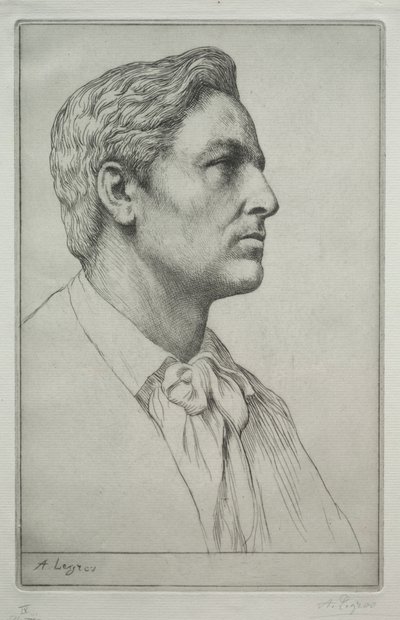 Porträtt av Sir Charles Holroyd av Alphonse Legros