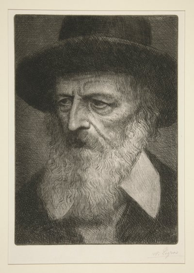Porträtt av Tennyson av Alphonse Legros
