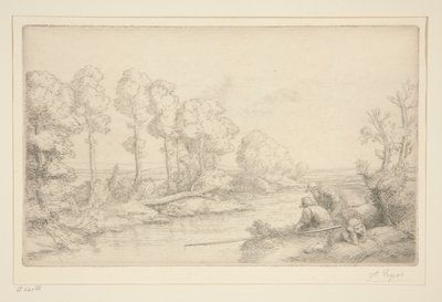 Vila vid floden av Alphonse Legros