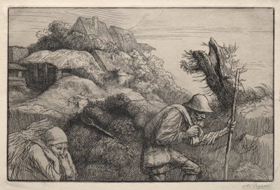 Tillbaka från skogen av Alphonse Legros