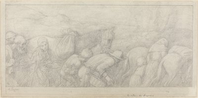 Böndernas återkomst. av Alphonse Legros