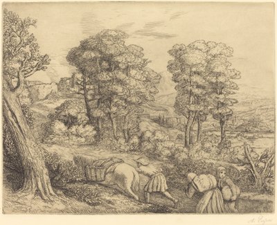 Återvänd till gården Le retour a la ferme. av Alphonse Legros