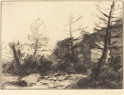Romersk ruin (Ruine romaine) av Alphonse Legros