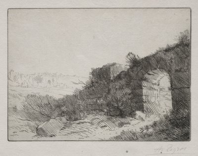 romerska ruiner av Alphonse Legros