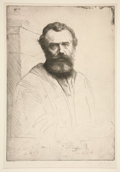 Självporträtt av Alphonse Legros
