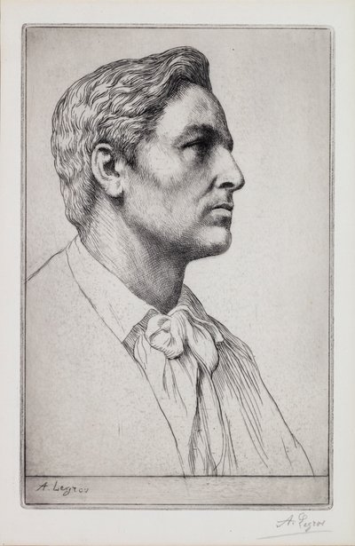 Sir Charles Holroyd (1861-1917) konstnär av Alphonse Legros