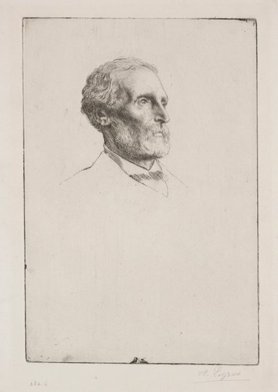 Sir Frederick W. Burton. av Alphonse Legros