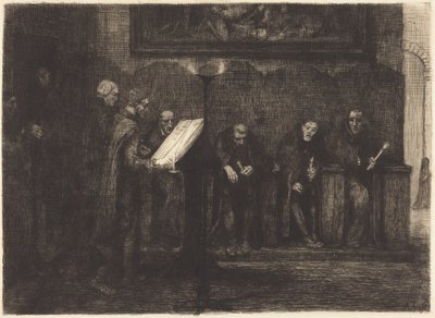 Spanish Singers (De spanska sångarna) av Alphonse Legros