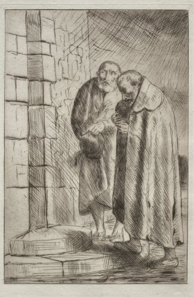 St. Pierre och St. Paul vid porten till Mr. Richard. av Alphonse Legros