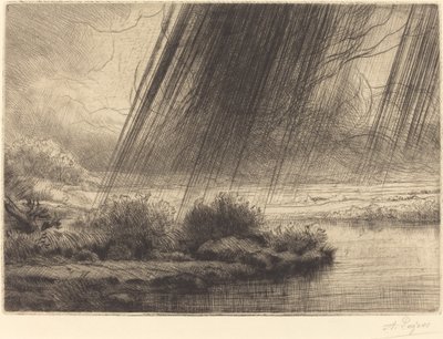 Storm av Alphonse Legros
