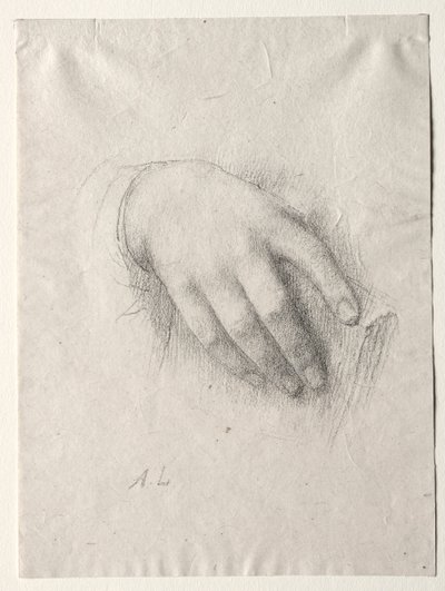 Studie av händer av Alphonse Legros