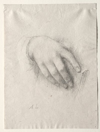 Studie av händer. av Alphonse Legros
