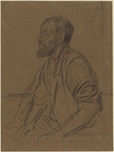Studie av en arbetare av Alphonse Legros