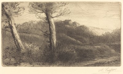 Solnedgång Solnedgång. av Alphonse Legros