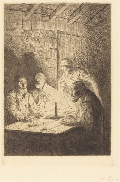 De fattigas måltid av Alphonse Legros