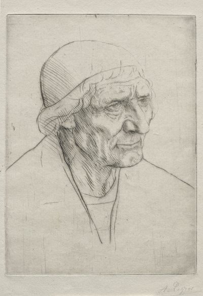Välsignande huvud av Alphonse Legros