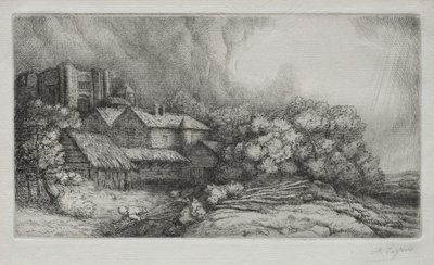 Abbey Farm av Alphonse Legros