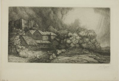 Abbey Farm av Alphonse Legros