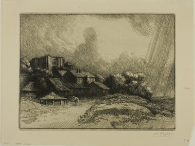 Abbey Farm av Alphonse Legros
