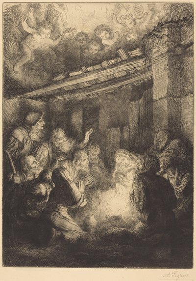 Herdarnas tillbedjan av Alphonse Legros