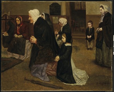 Angelus, 1859 av Alphonse Legros